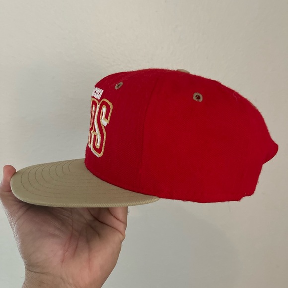 Vintage 90s San Francisco 49ers AJD NFL Snapback Hat - Picture 4 of 8